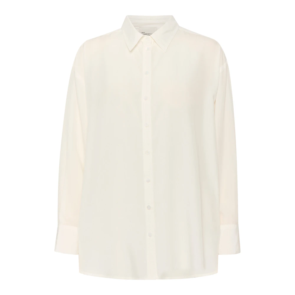 My Essential Wardrobe Snow White Tullamw Shirt Bluser White Dames