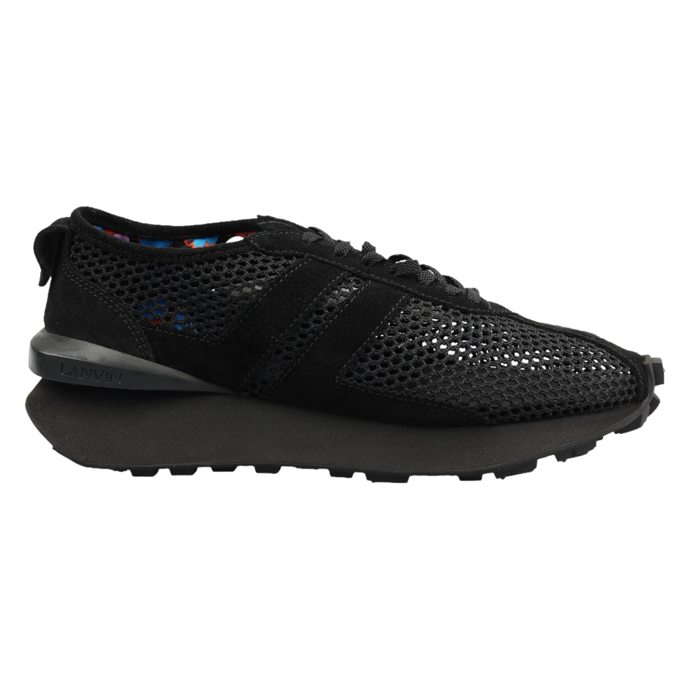 Lanvin Modern Mesh Sneakers Black, Herr