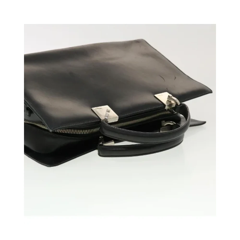 Salvatore Ferragamo Pre-owned Leather handbags Black Dames