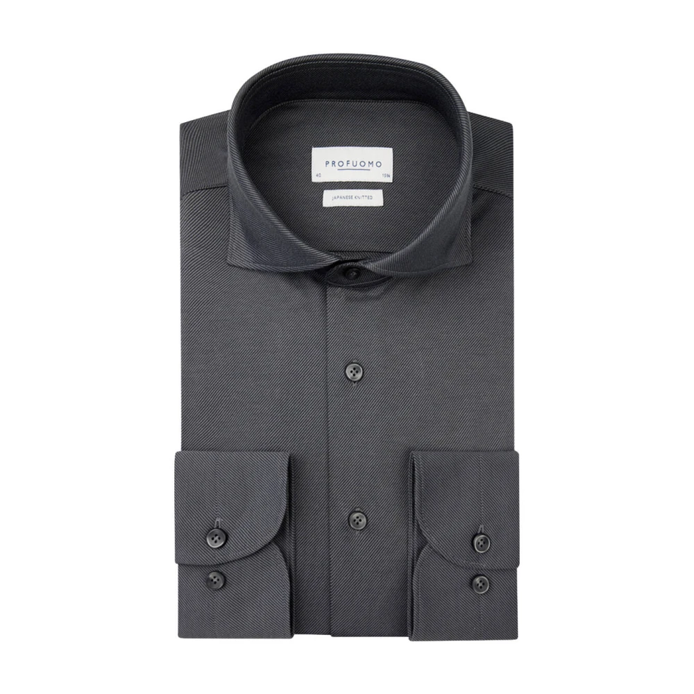 Profuomo X-Cutaway Overhemd Anthra Gray Heren