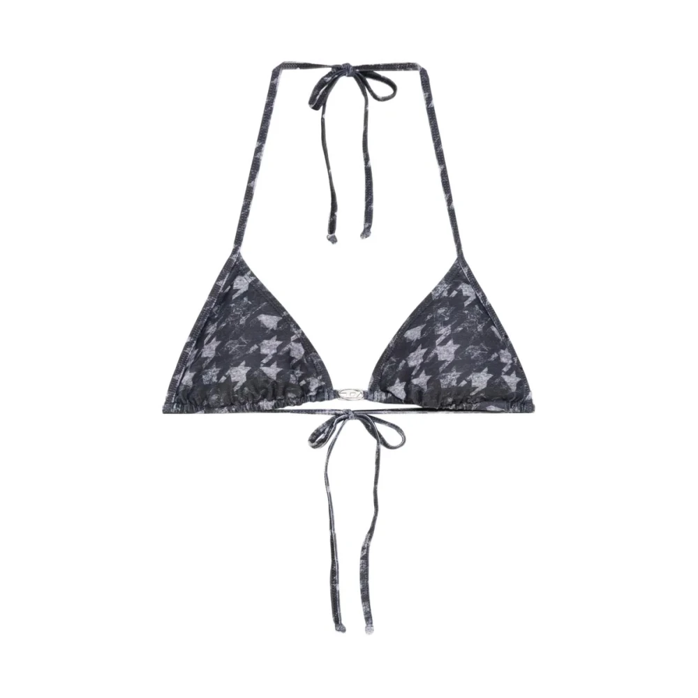 Diesel Women's Black Bikinis, Xs, Triangle Bikini Top