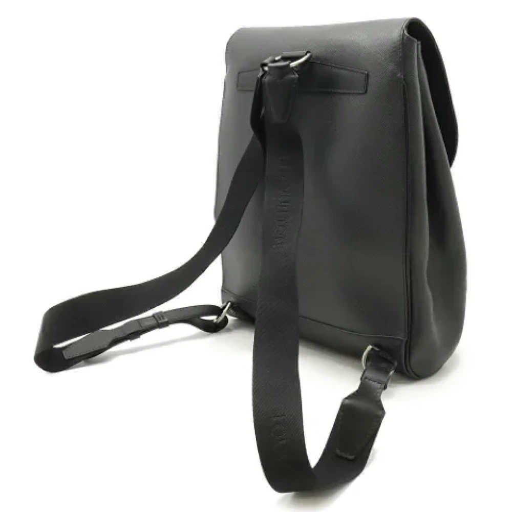 Louis Vuitton Vintage Pre-owned Leather shoulder-bags Black Dames