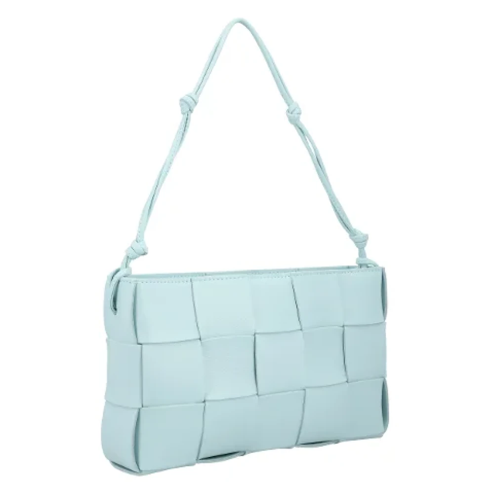 Bottega Veneta Leather crossbody-bags Blue Dames