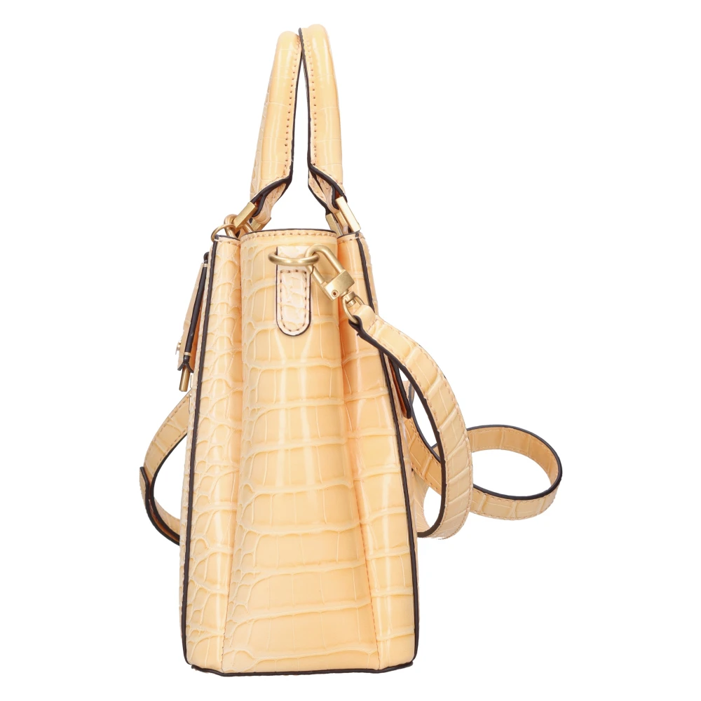 Guess Handtas met Python Print Yellow Dames