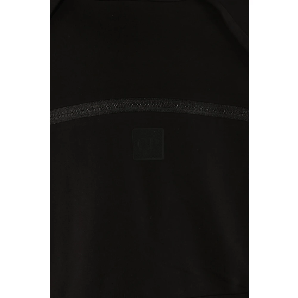 C.P. Company Zwarte Sweater 95% Katoen 5% Elastaan Black Heren
