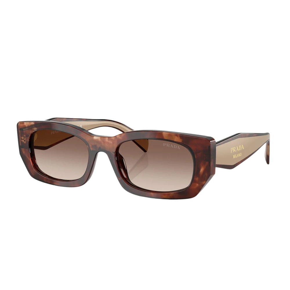 Prada Unisex Bruin D-Frame Zonnebril