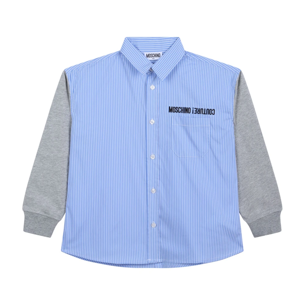 Moschino Unisex Kids Multicolor Kids Shirts, 12 Y, Kids Striped Shirt