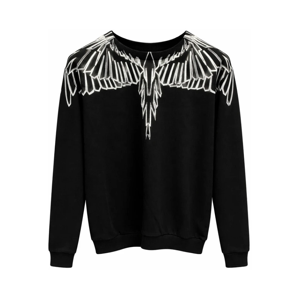 Marcelo Burlon Black Sweatshirts, Male, M, County Of Milan Sweatshirt