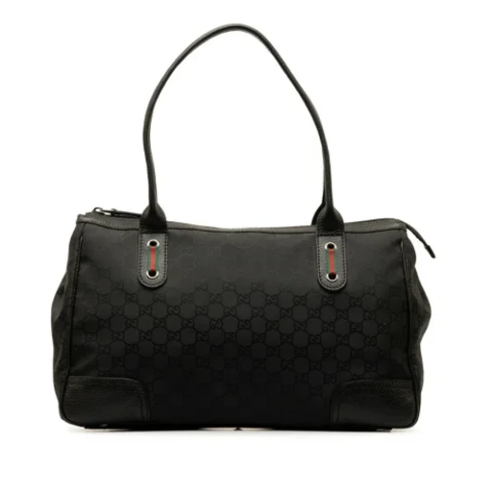 Gucci Vintage Pre-owned Leather totes Black Dames