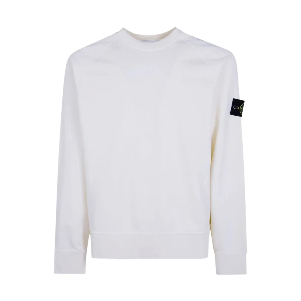 Stone Island , Sweatshirts, Male, Beige, L, Felpa