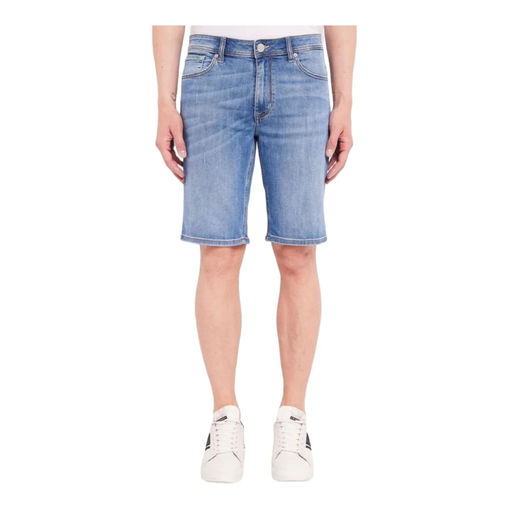 Gaudi Denim Shorts Blue Heren