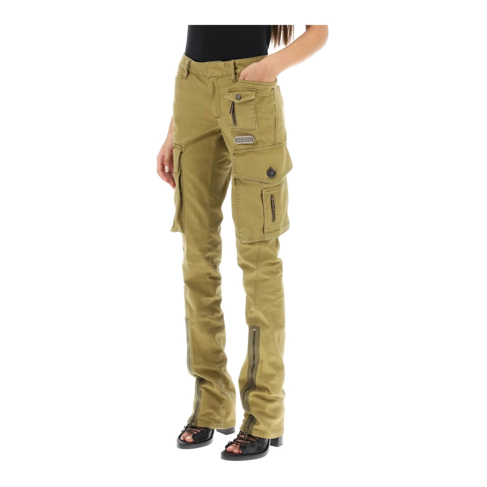 Dsquared2 Slim-fit Trousers Beige Dames