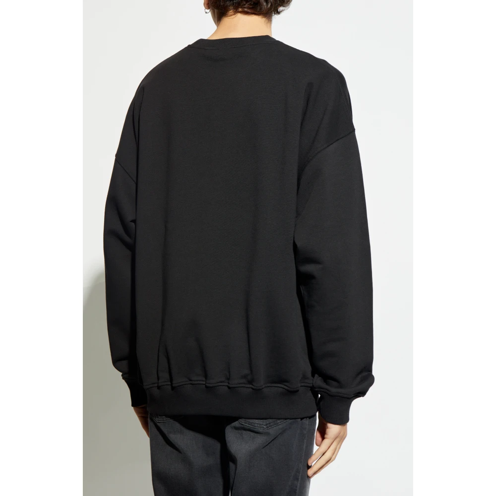 Diesel Sweatshirt S-Mart-Bigoval Black Heren