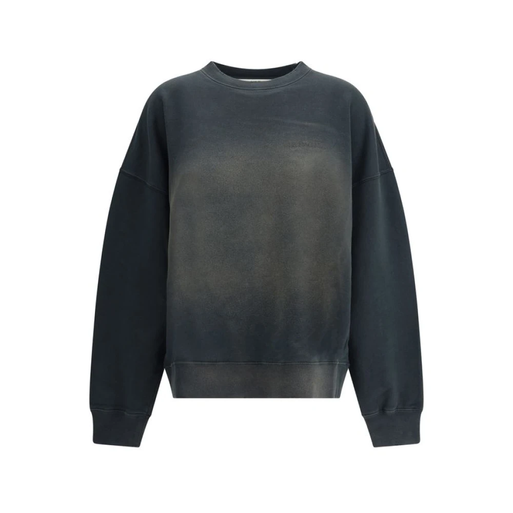 Golden Goose , Sweatshirts, Female, Gray, L, Vintage Oversized Sweatshirt