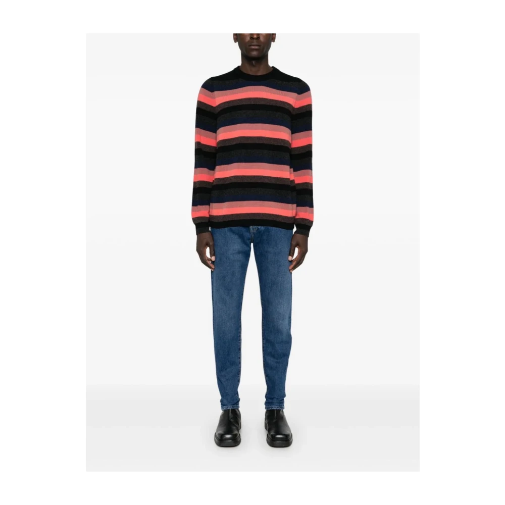 PS By Paul Smith Gestreepte Crewneck Sweaters Multicolor Heren