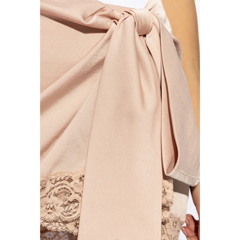 Blumarine Rok met strik Pink Dames