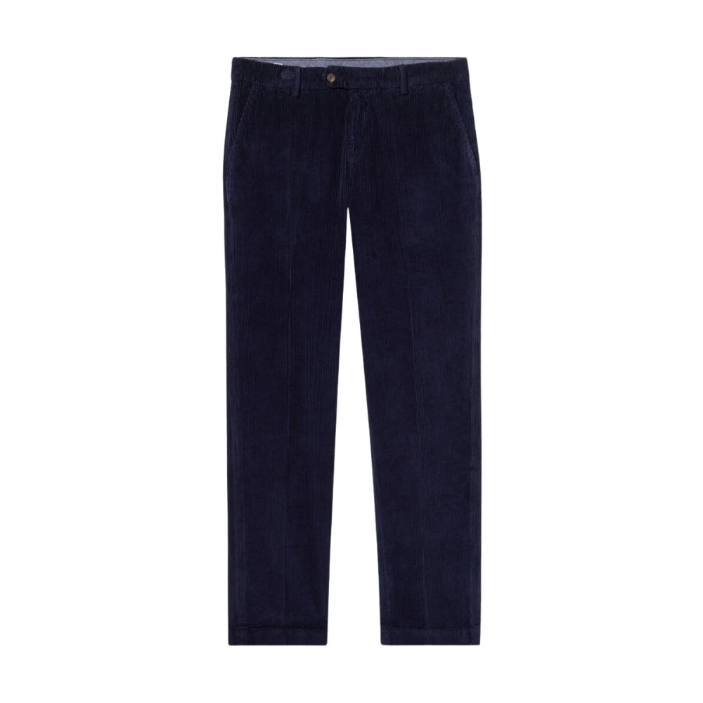 Brooks Brothers Men's Blue Chinos, W34, Regular Fit Cotton Corduroy Chino