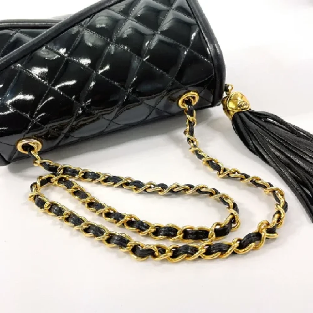 Chanel Vintage Pre-owned Leather chanel-bags Black Dames