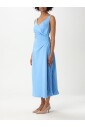 robe-midi-trapeze-a-col-v-drape