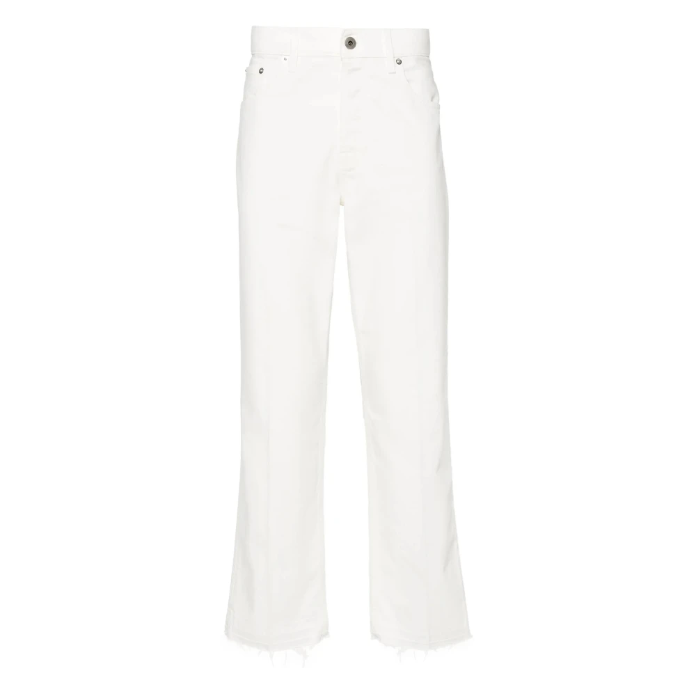 Lanvin White Straight Fit Jeans, Male, W34, Straight-Leg Jeans