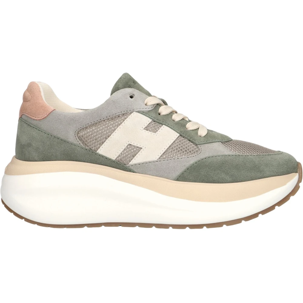 Hogan H714 Allacciato H Dames Schoenen Groen