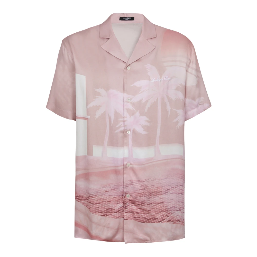 Shirts > Short Sleeve Shirts - - Balmain - Modalova