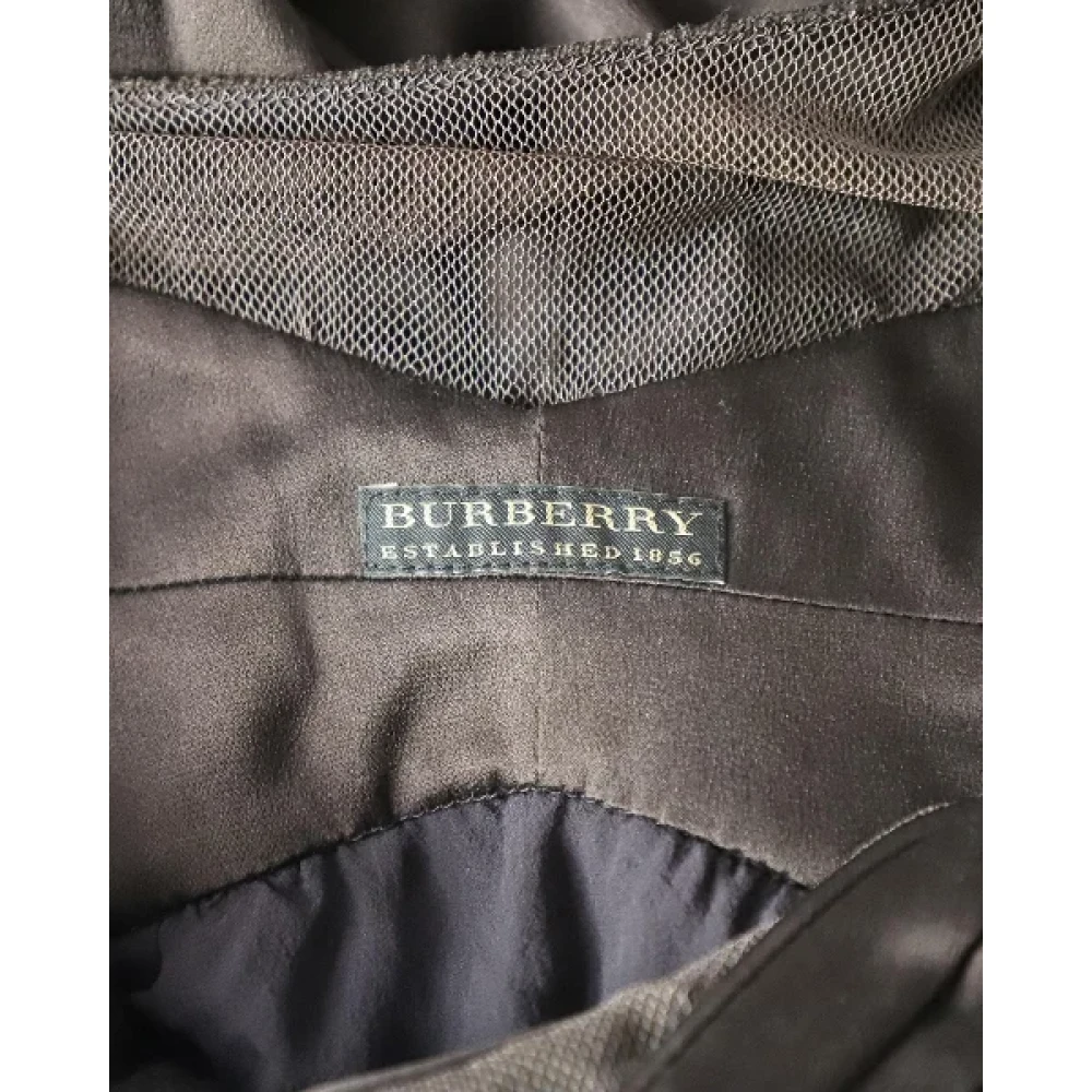 Burberry Vintage Pre-owned Silk dresses Brown Dames