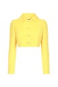 veste-courte-jaune-en-jacquard-monogramme
