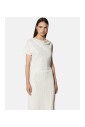 robe-midi-avec-drape-et-fente-laterale