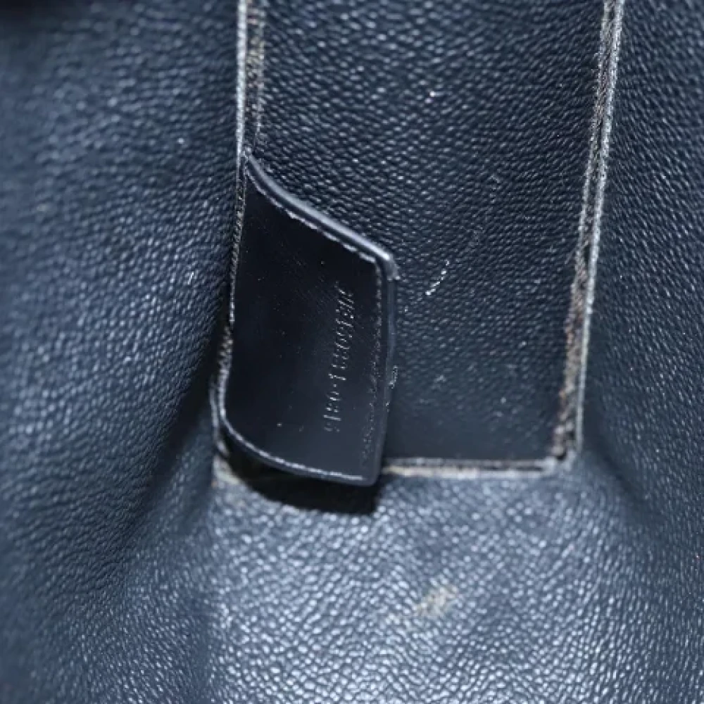 Saint Laurent Vintage Pre-owned Leather clutches Brown Dames