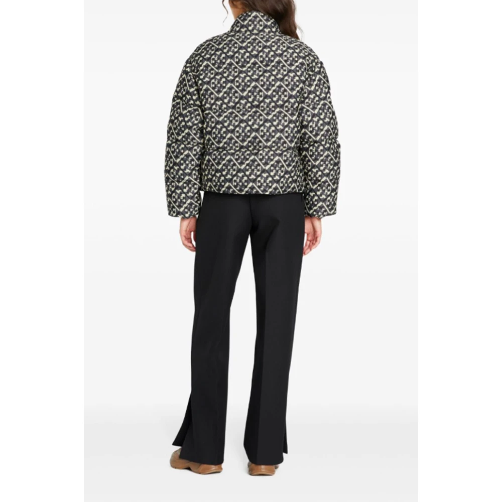 TORY BURCH Zwarte Eendendons Ritsjas Black Dames