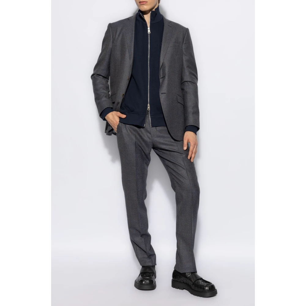 ETRO Turtleneck Sweatshirt Blue Heren