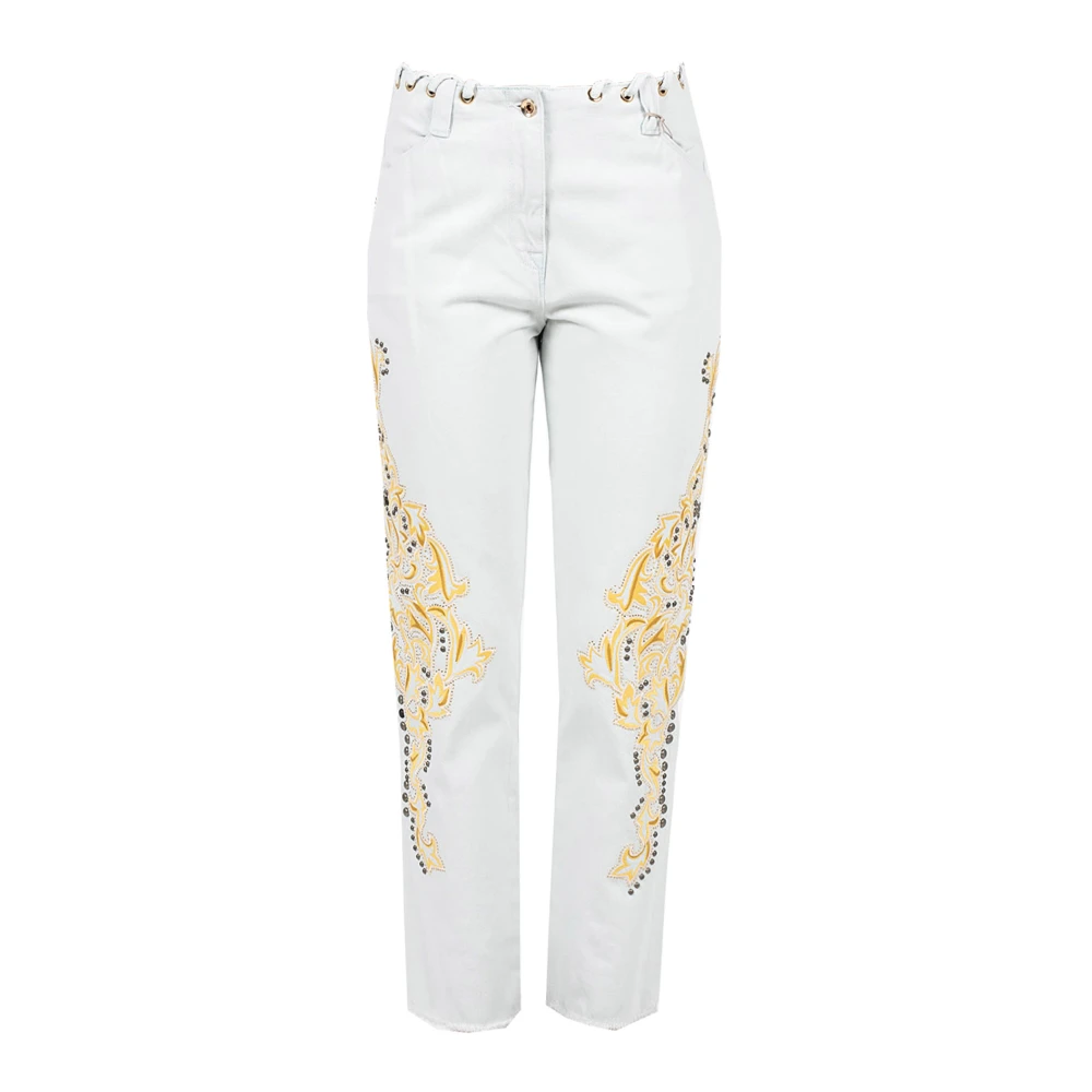 Patrizia Pepe Mujer Vaqueros Mom Fit Elegantes Con Detalles Deslumbrantes