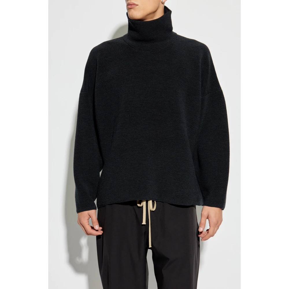 Fear Of God Wollen Turtleneck Ottoman Black Heren