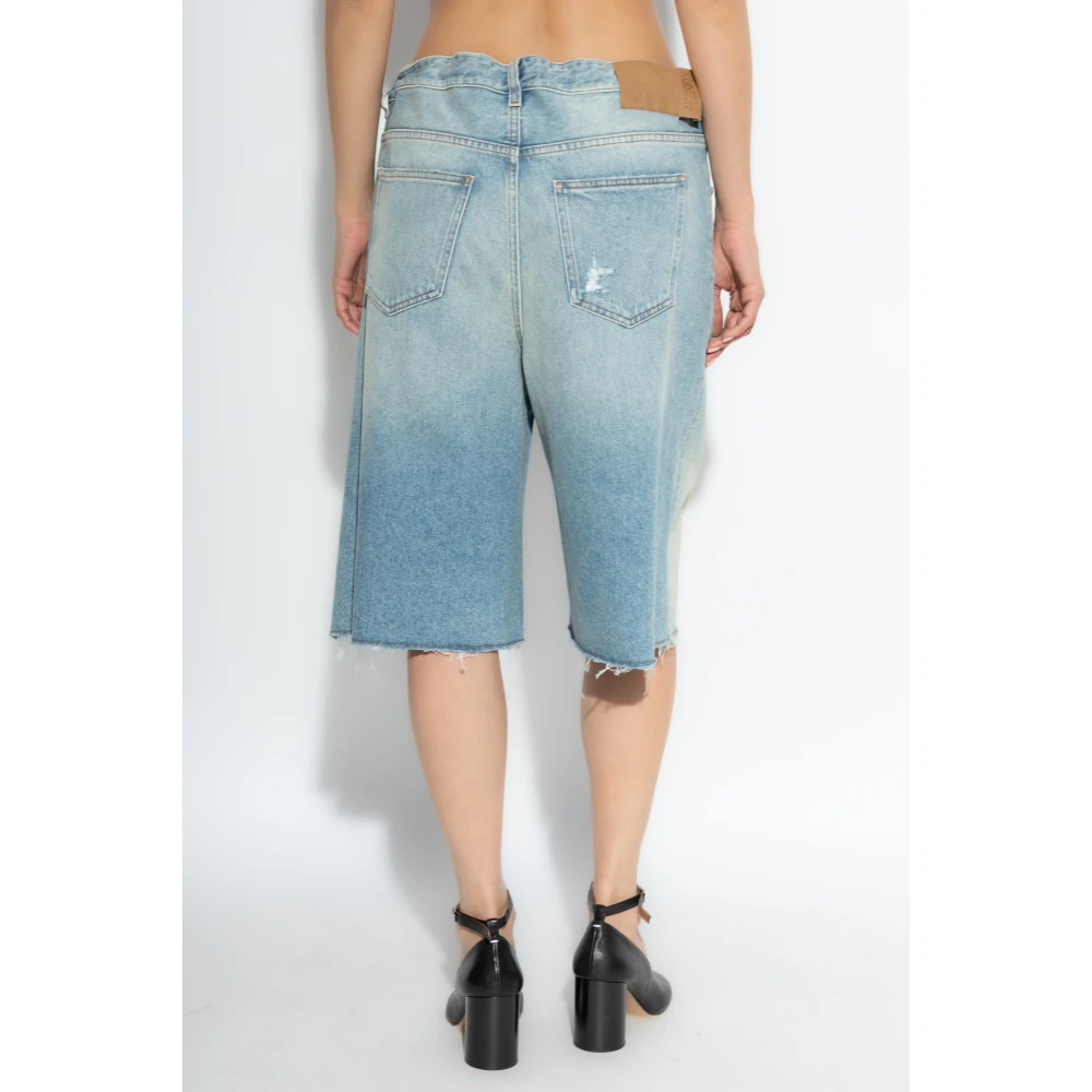 MM6 Maison Margiela Denim shorts Blue Dames