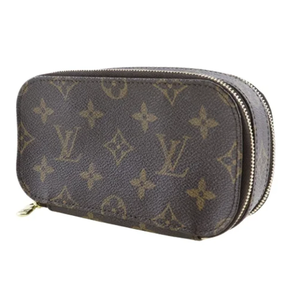 Louis Vuitton Vintage Pre-owned Canvas pouches Brown Dames