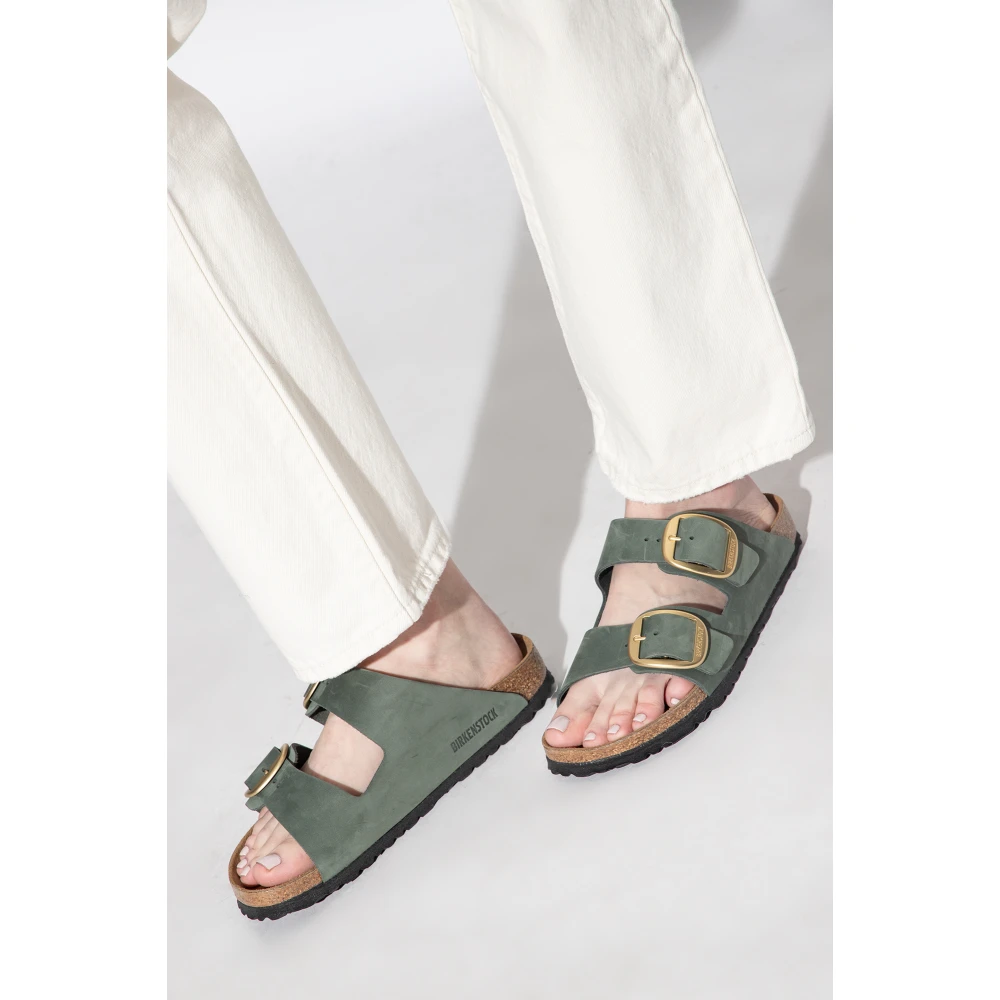 Birkenstock Arizona Big Buckle slides Green Dames