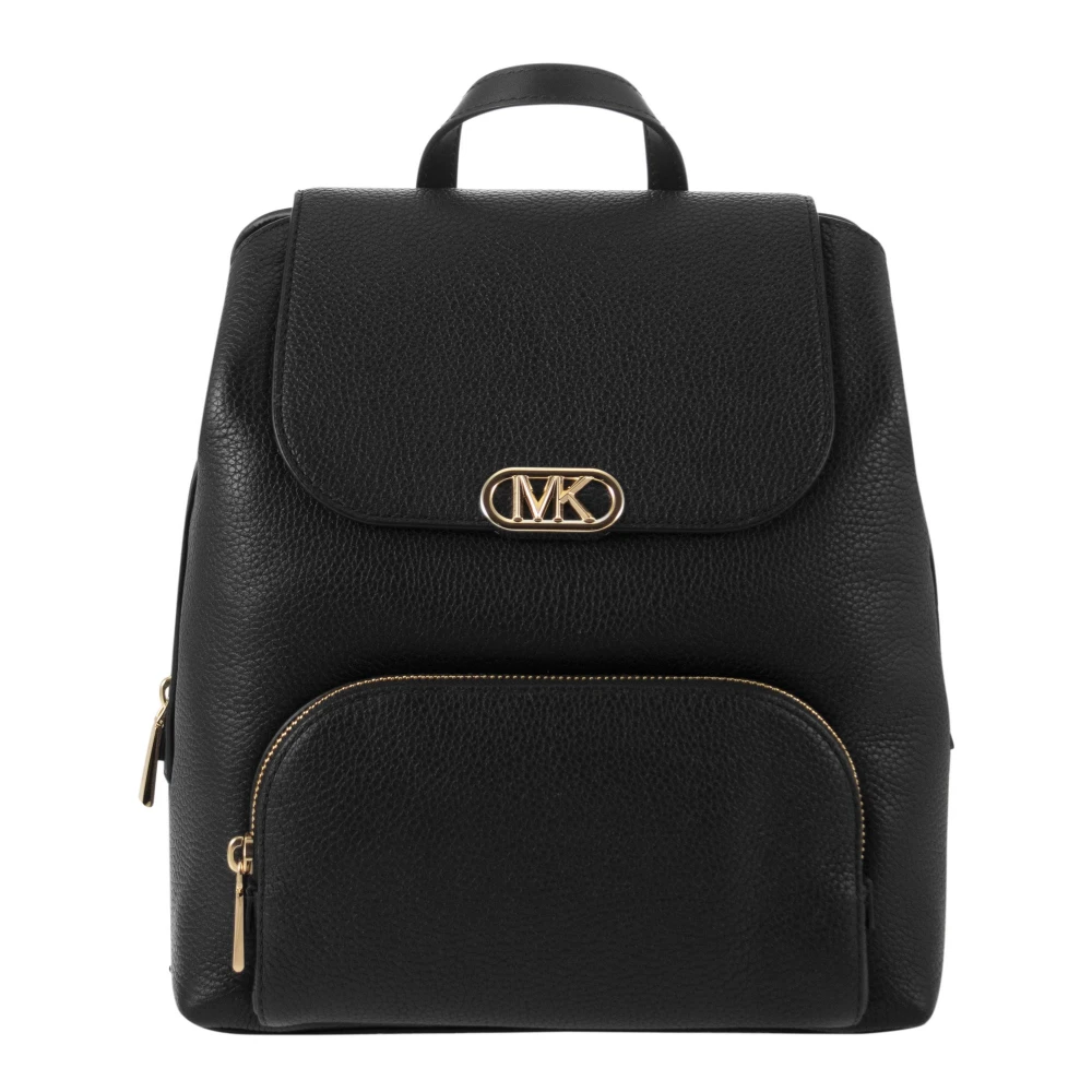 Michael Kors Kensington Grained Läder Ryggsäck Black, Dam