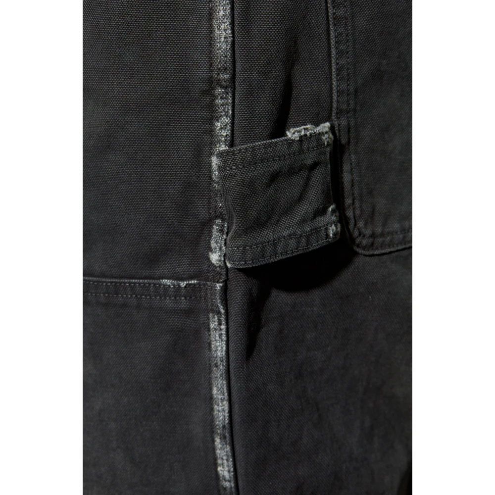 Golden Goose Jeans met Distressing Gray Heren