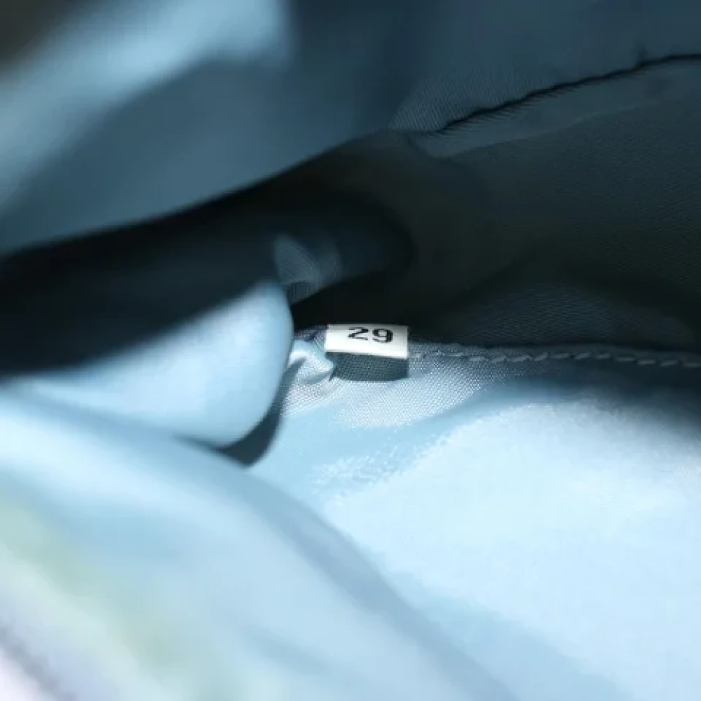 Prada Vintage Pre-owned Nylon pouches Blue Dames