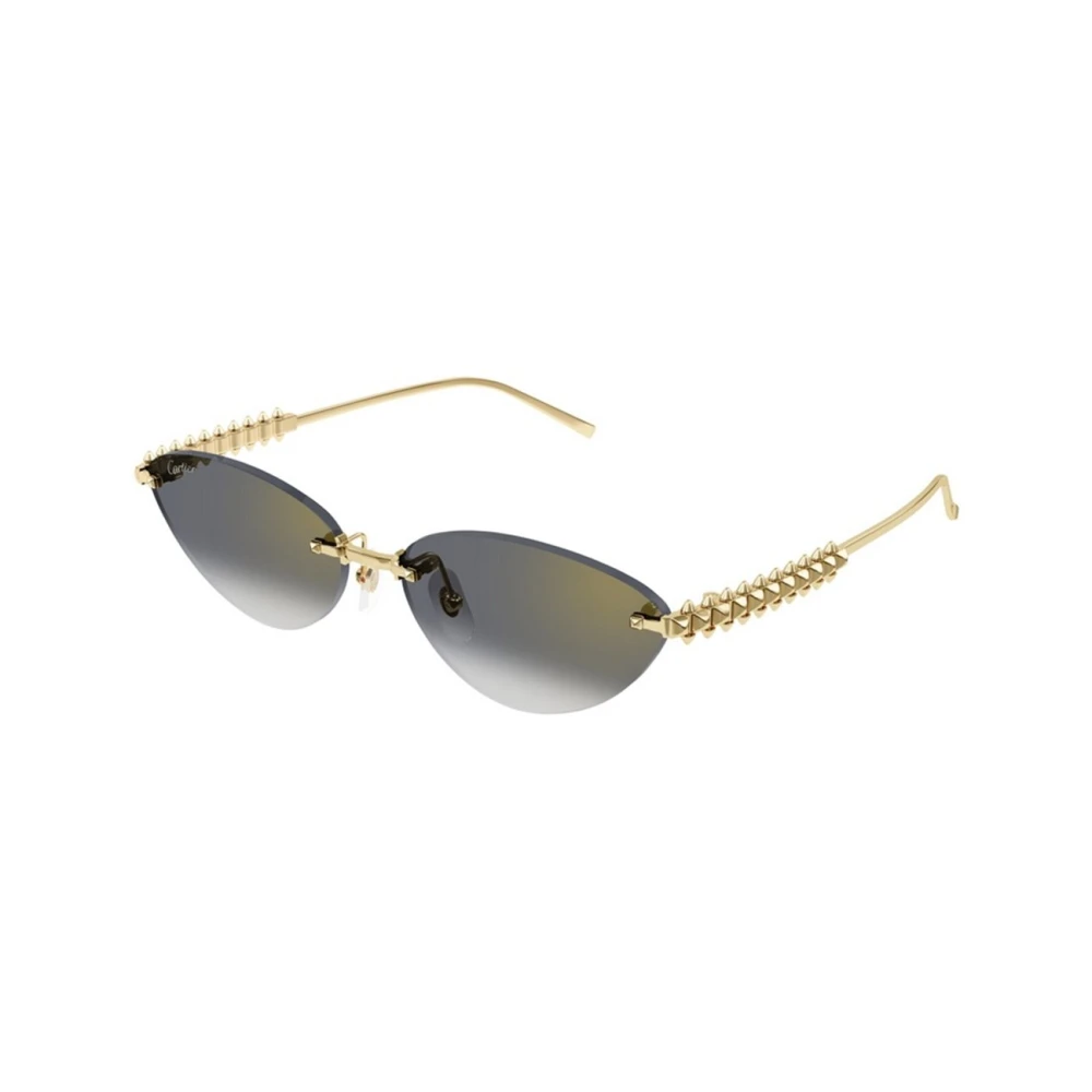 Cartier Women's Yellow Sunglasses, 58 Mm, Authentic Glasses With Top-Notch Service