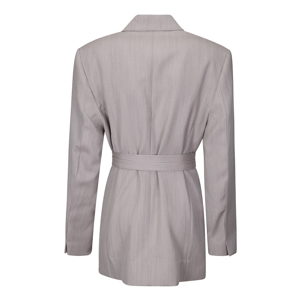 Victoria Beckham Gebelte jas voor stijlvolle uitstraling Beige Dames