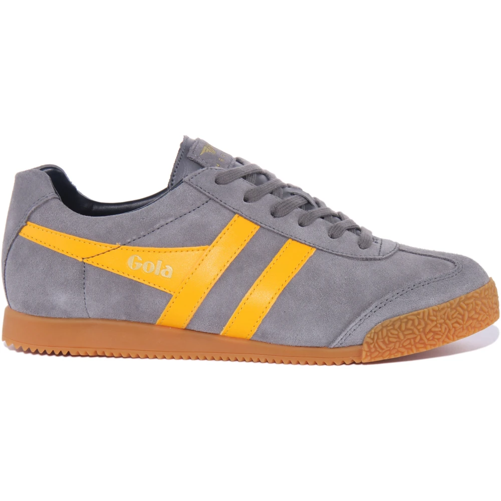 Gola Men's Grey/Yellow Retro Style Sneaker