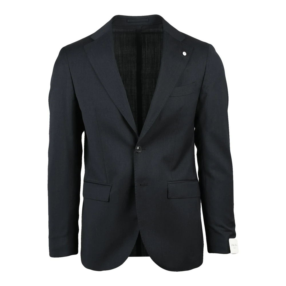 L.b.m. 1911 Men's Black Blazers, M, Stondato Blazer