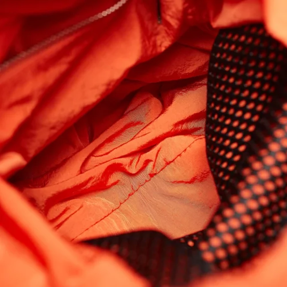 Bottega Veneta Vintage Pre-owned Fabric backpacks Orange Heren