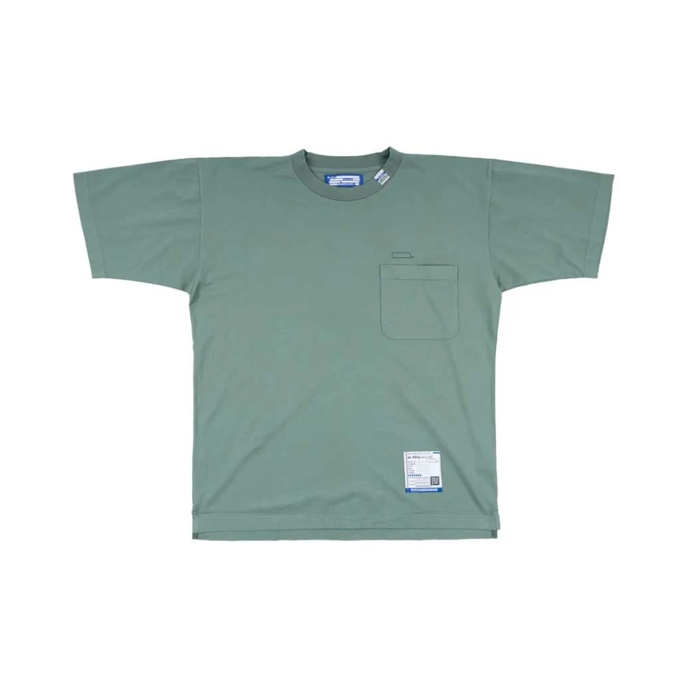 Mihara Yasuhiro Geborduurd Groen T-shirt Green Heren