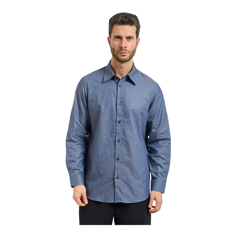 Armani Exchange Homme Bleu Chemises, Taille: 2XL Chemise En Coton
