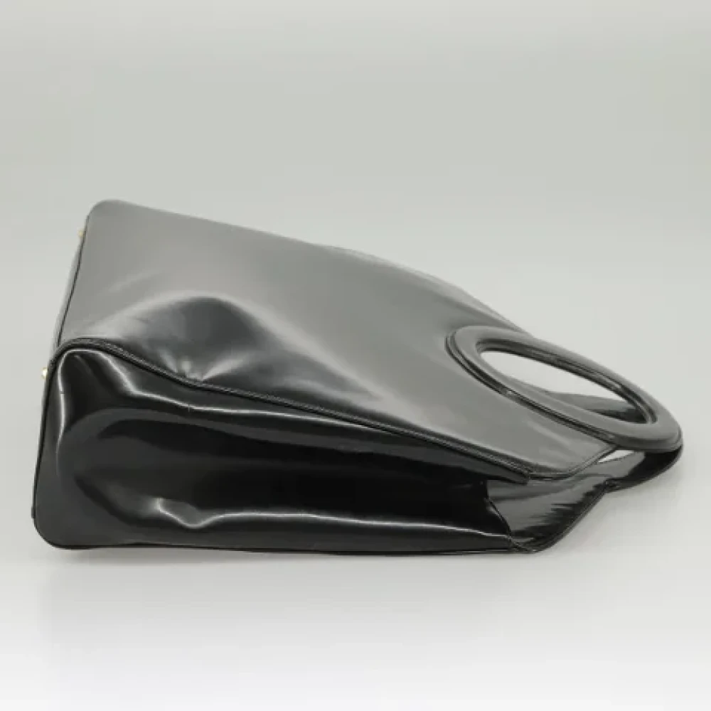 Dior Vintage Pre-owned Leather dior-bags Black Dames