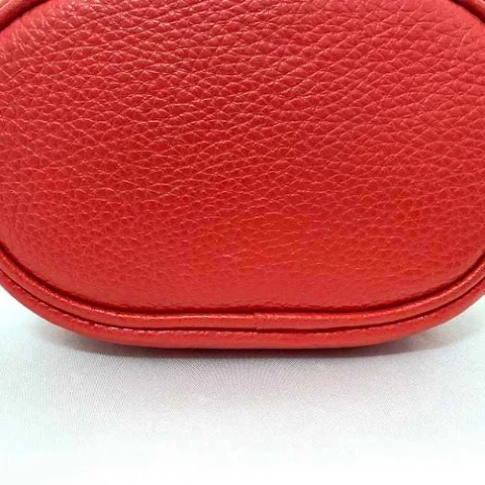 Coach Pre-owned Leather shoulder-bags Red Dames