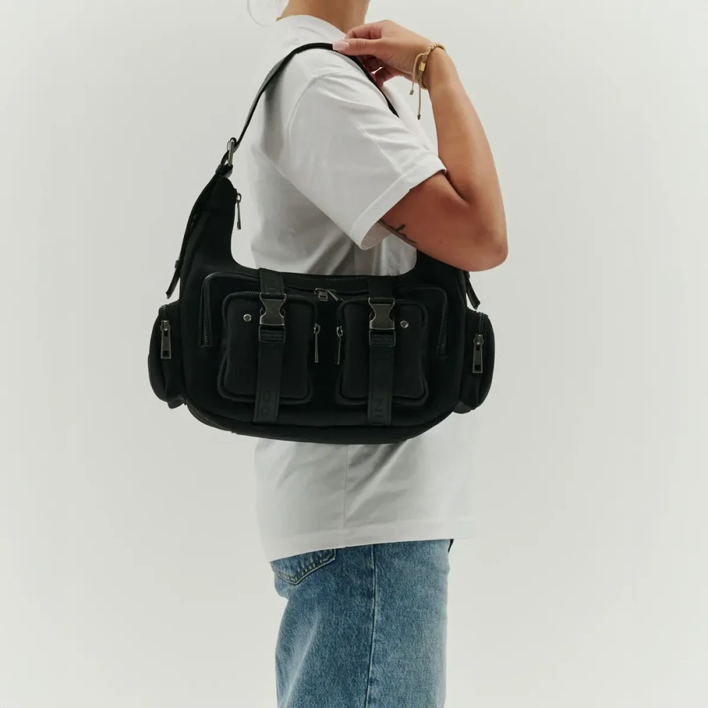 Núnoo Scuba Buckle Tas Black Dames